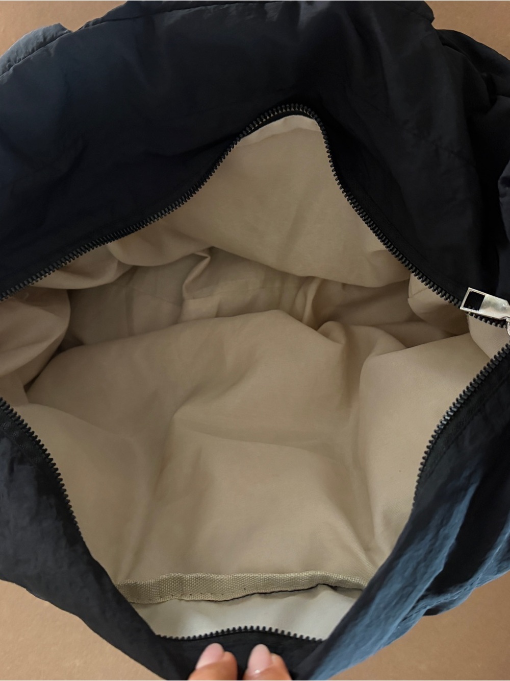 Source Unknown Black Quilted Puffer Tote - Picture 6 of 6